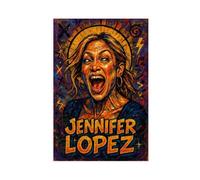 ZYGNBHL Comedian Jennifer_Lopez Poster for Room Aesthetics Canvas Wall Art Poster And Print Unframe 12x18inch