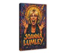 ZYGNBHL Comedian Joanna_Lumley Canvas Wall Art Print Poster For Home School Office Decor Frame 20x30inch