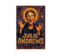 ZYGNBHL Comedian Julie_Andrews Poster for Room Aesthetics Canvas Wall Art Poster And Print Unframe 12x18inch