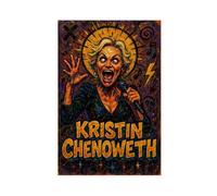 ZYGNBHL Comedian Kristin_Chenoweth Poster Print for Teen Boys Room Canvas Wall Art Canvas Painting Print Unframe 20x30inch