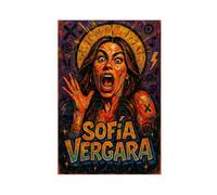 ZYGNBHL Comedian Sofia_Vergara Canvas Wall Art Print Poster For Home School Office Decor Unframe 12x18inch