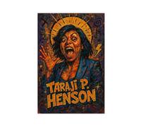 ZYGNBHL Comedian Taraji_P. Henson Art Wall Decoration Poster Family Bar Restaurant Garage Cafe Art Sign Gift Unframe 20x30inch
