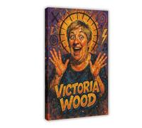 ZYGNBHL Comedian Victoria_Wood Canvas Posters Wall Art Bedroom Office Room Decor Gift Frame 20x30inch