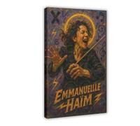 ZYGNBHL Conductor Emmanuelle_Haïm Poster for Room Aesthetics Canvas Wall Art Poster And Print Frame 16x24inch