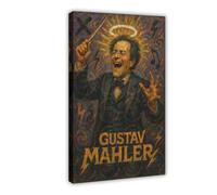 ZYGNBHL Conductor Gustav_Mahler Canvas Wall Art Print Poster For Home School Office Decor Frame 20x30inch