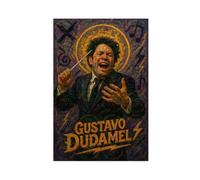 ZYGNBHL Conductor Gustavo_Dudamel Canvas Art Poster And Wall Art Picture Print Modern Family Bedroom Decor Unframe 20x30inch
