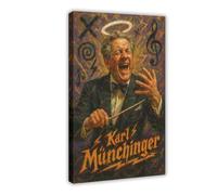 ZYGNBHL Conductor Karl_Münchinger Poster Print for Teen Boys Room Canvas Wall Art Canvas Painting Print Frame 24x36inch