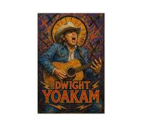ZYGNBHL Country Singer Dwight_Yoakam Canvas Art Poster And Wall Art Picture Print Modern Family Bedroom Decor Unframe 20x30inch