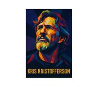 ZYGNBHL Country Singer Kris_Kristofferson Pop Style Canvas Decoration Posters 12x18inch(30x45cm)