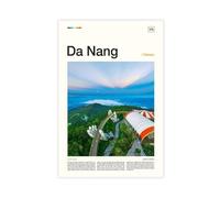 ZYGNBHL Da Nang Poster | Minimalist Modern | Room Aesthetics | Canvas Wall Art Prints | Unframe 24x36inch
