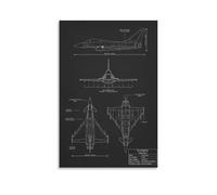 ZYGNBHL Eurofighter Typhoon Multi-role Fighter Poster Suitable for Home Room Decoration Gifts 12x18inch(30x45cm)