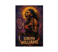 ZYGNBHL Famous Tennis Player Serena_Williams (1) Poster for Room Aesthetics Canvas Wall Art Poster And Print Unframe 20x30inch