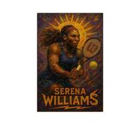 ZYGNBHL Famous Tennis Player Serena_Williams (3) Canvas Art Poster And Wall Art Picture Print Modern Family Bedroom Decor Unframe 20x30inch
