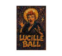 ZYGNBHL "Heaven Needs Humo" Series - Comedian Lucille_Ball Poster for Room Aesthetics Canvas Wall Art Poster And Print Unframe 20x30inch