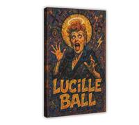 ZYGNBHL "Heaven Needs Humo" Series - Comedian Lucille_Ball Poster for Room Aesthetics Canvas Wall Art Poster And Print Frame 20x30inch