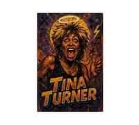 ZYGNBHL "Heaven Needs Humo" Series - Comedian Tina_Turner Art Wall Decoration Poster Family Bar Restaurant Garage Cafe Art Sign Gift Unframe 24x36inch