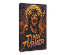 ZYGNBHL "Heaven Needs Humo" Series - Comedian Tina_Turner Poster Bedroom Canvas Decor Sports Landscape Office Room Decor Gift Frame 20x30inch