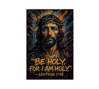 ZYGNBHL Leviticus 11∶45, Jesus' Teachings, Religious-beliefs Poster Print for Teen Boys Room Canvas Wall Art Canvas Painting Print Unframe 24x36inch