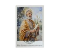 ZYGNBHL St. James-the Just Art Wall Decor Poster | Religious Beliefs | Home Bar | Restaurant | Garage | Bathroom | Cafe | Holiday Gifts | Unframe 20x30inch