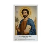 ZYGNBHL St. Thomas-the Apostle,religious_beliefs Poster for Room Aesthetics Canvas Wall Art Poster And Print Unframe 20x30inch