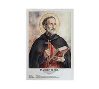ZYGNBHL St. Vincent De Paul,religious_beliefs Art Wall Decoration Poster Family Bar Restaurant Garage Cafe Art Sign Gift Unframe 20x30inch