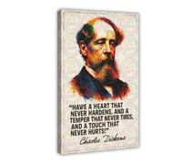 ZYGNBHL Writer Charles_Dickens's Quote Canvas Art Poster And Wall Art Picture Print Modern Family Bedroom Decor Frame 24x36inch