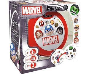 Zygomatic | Dobble Marvel Emoji | Action Card Game & Reflection | Ages 7+ | 2 to 8 Players | 15 Minutes per Game | Spanish and Portuguese