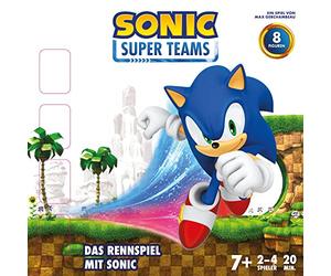 Zygomatic, Sonic Super Teams, Family Game, Racing Game, 2-4 Players, from 7+ Years, 20+ Minutes, German, Multicoloured, Colourful