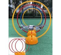 ZYGPH 3 Pack Drone Racing Gate for Beginner, Young Adult Drone Obstacle Course Kit for Quadcopter, Rc Planes Avoidance Practice Combination(YELLOW-50CM/19.7IN)