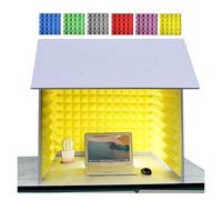 ZYGPH 80x80x80CM Portable Soundproof Booth - Ideal for Recording & Focused Work(C)