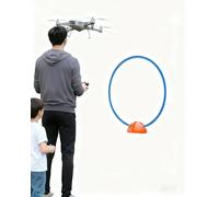 ZYGPH Drone Obstacle Course Hoops for Indoor Outdoor, Beginner Racing Training Set for League Competitions, Children's Sensory Training System(BLUE-50CM/19.7IN)