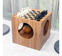 ZYGPH Multi-Functional Chess Board Coffee Table for Living Room, Game Nights and Home Decor