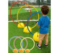 ZYGPH Portable Drone Obstacle Course Kit for Kids, Quadcopter Game Loop Gate Set 1 2 3 Pack, Rc Planes Racing Training Set for Indoor Outdoor(50cm/19.7in)