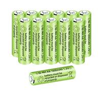 ZYGY 12PCS 1.2V 1800mAh Ni-MH AA Batteries are Suitable for Wireless Microphone, Electric toys, RC Mouse, Calculator, Shaver, Keyboard, Household Appliances, Solar Lights Rechargeable Batteries