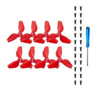ZYGY 8PCS Propellers for DJI NEO Drone Accessories Pocket Quadcopter Aerial Drone 2016S Paddles (Red)