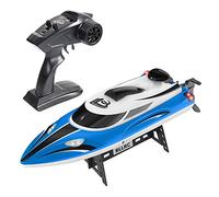 ZYGY Remote Control Boat BLLRC L100 High Horsepower High-speed Boat Wheel Water Toys Electric Athletic Racing Yacht Blue