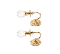 ZYHARUKO 1 12 Scale Dollhouses Crystal Wall Lamp Set Sturdy Metal And Acrylic Designs For Living Room Or Bedroom Decoration Dollhouses Living Room Light