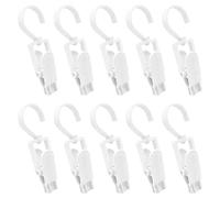 ZYHARUKO 10pcs Clamps For Organizing Documents Linens Household Items Storage Solution Rotating Clothes Pegs Storage Clips