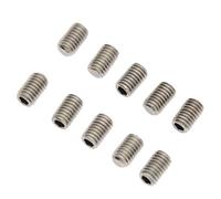 ZYHARUKO 10Pcs Stainless Steels Surfboard Fin Screws Grubbed 5mm Plugs Replacement Grubbed Screw Hardware Part Surfboard Fin Screws Water Sports Equipment Hardware Resistant