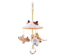 ZYHARUKO 2. Portable Infant Toy Suspension Set With 3 Sounding Plush Dolls Detachable Clips For Cribs & Strollers 0+ Months Infant Canopy Toy
