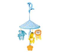 ZYHARUKO 2. Portable Infant Toy Suspension Set With 3 Sounding Plush Dolls Detachable Clips For Cribs & Strollers 0+ Months Infant Canopy Toy