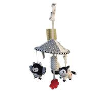 ZYHARUKO 2. Portable Infant Toy Suspension Set With 3 Sounding Plush Dolls Detachable Clips For Cribs & Strollers 0+ Months Infant Canopy Toy