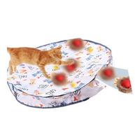 ZYHARUKO 28Inch Interaction Play Mat With Rechargeable Motion Activated Cats Toy Automatic Teaser For Kittens Fun Fast Rolling Toy