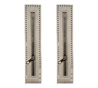 ZYHARUKO 2Pcs Leather Sewing Zips Metal Slider Zips Bag Purse Wallet For Sewing Craft Clothing Bag Making Accessories Metal Zippers For Bags And Purses
