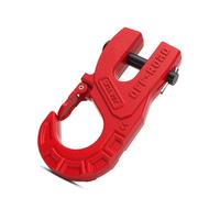 ZYHARUKO 3/8" Tow Winch Hook Vehicle 32000Lbs Capacity Ergonomic Clevis Clip 10T For Truck Trailer Clip Hook