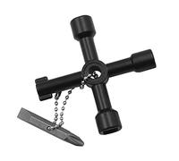 ZYHARUKO 4 Way Meter Box for with Screwdriver for Meter for Multi-Functional Utilities for Plumbing for W Electric Cabinet Keys