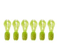 ZYHARUKO 6pcs Weight Salting Artificial Baits Soft Lures Multiple Color Light Weight Lures For Freshwaters Saltwater Fishing Premium Salt Soft Baits