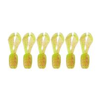 ZYHARUKO 6pcs Weight Salting Artificial Baits Soft Lures Multiple Color Light Weight Lures For Freshwaters Saltwater Fishing Premium Salt Soft Baits