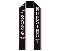 ZYHARUKO Academic Sashes Nursing For Medical School Student Graduation Stole Nurse Doctor Graduates Stole Sash For Ceremony