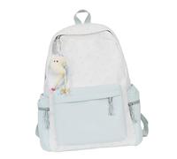 ZYHARUKO Aesthetic Backpack For Girl Lovely Backpack Large Capacity Casual Daypacks Travel Rucksack Student School Bag Star Print School Bag Travel Casual Daypacks Simple Rucksack